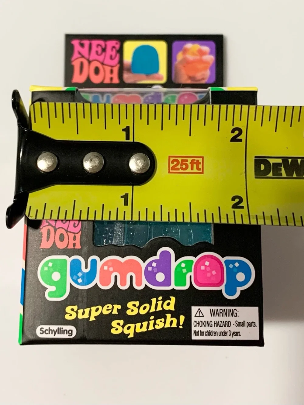 NEEDOH Gumdrop Squish Blue NEW NEE DOH Squishy Toy